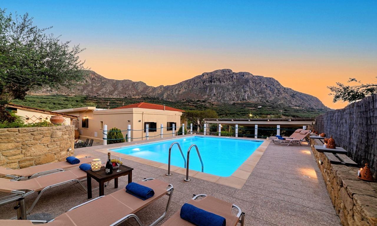 Cretan Kera Villa Heated Pool Esterno foto